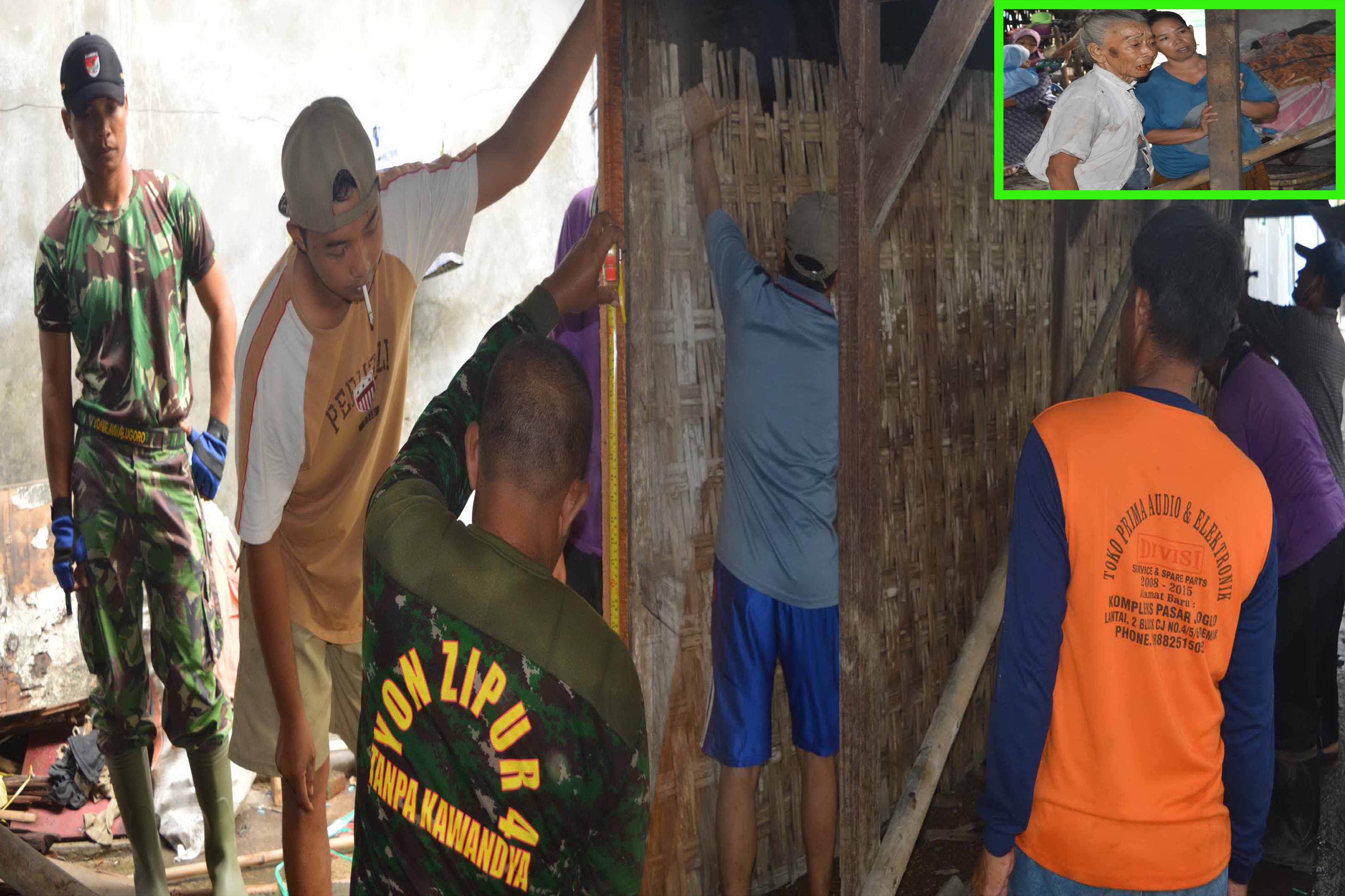 TMMD Bedah Rumah Warga Tidak Mampu